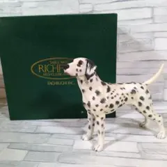 希少！たち吉★RICHFIELD★ダルメシアン★犬置物★箱入り