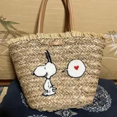 ウィッカー製スヌーピーかごバッグ　新品未使用品 m69765071954_1.jpg?1746178596