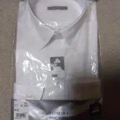 ESTREMO ベーシックシャツ ホワイト Mサイズ