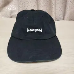 黒　キャップ　Champion
