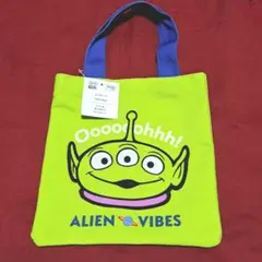ディズニー　トイストーリー　エイリアン柄 ミニトートバッグ　新品未使用　タグ付き