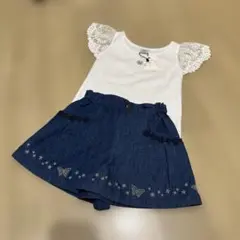 アナスイミニ　100cm 半袖&ショートパンツ　2点セット