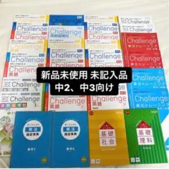 新品未使用 未記入 進研ゼミ ベネッセ 中学講座 中高一貫 中3 中2