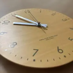 シンプル　木製　掛け時計