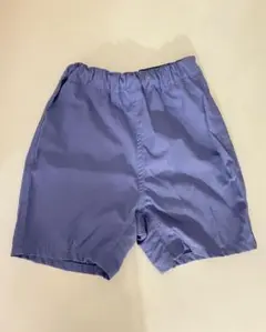 【一度着用】無印良品 ベビー ＵＶカット乾きやすいハーフパンツ パープル 90