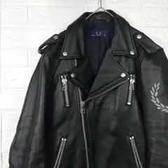 週末限定最終値 フレッドペリー 羊革 ブルゾン レア ダークブラウン 週末限定最終値 フレッドペリー 羊革 ブルゾン レア ダーク