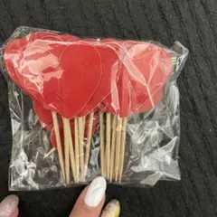 ハート つまようじ