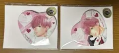 ピンクとハバネロ　くじメイト　缶バッジ　2点