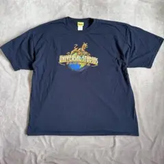 ユニバーサルスタジオ フロリダ キャラクターTシャツ 2XL ネイビー