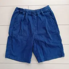 ユニクロ　キッズ　ショートパンツ　ハーフパンツ　ブルー　130cm
