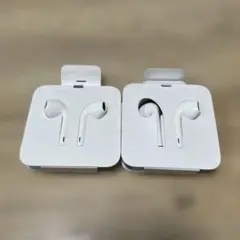 Apple 有線イヤホン ホワイト　2個セット