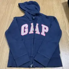 GAP ネイビー フルジップパーカー130cm