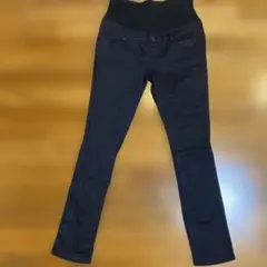 マタニティ　パンツ　ズボン　M ブラック