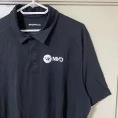 SPORT-TEK 半袖　ポロシャツ　NIVO solar 企業　ロゴ　XL