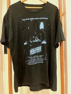 スターウォーズ 帝国の逆襲 プリント Tシャツ ムービー 黒 XL