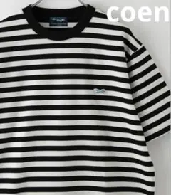 【未使用】coenコーエンPenneysぺニーズ別注ワンポイントボーダーTシャツ