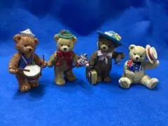 BRONSON COLLECTIBLES BEAR クマの置物 4体セット