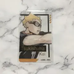 ハイキュー FANPARK ファンパーク 箔押し クリアカード 月島蛍
