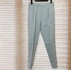 レディース クロップドパンツ ストレッチ スーツパンツ スラックス ９分丈 XL