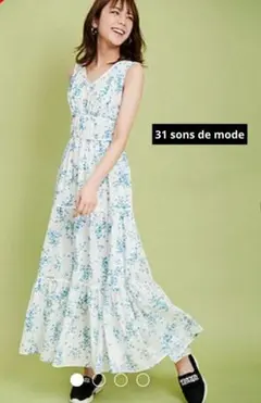 【10th Anniversary Item 】ロング花柄ワンピース
