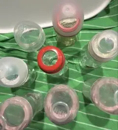 哺乳瓶　8本　ガラス　プラ　ピジョン　ヌーク