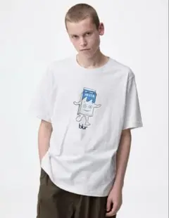 【新品】GU Blur ミルクくん グラフィックT MUSIC 1 Lサイズ