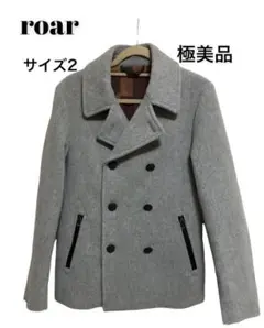 【MADE IN JAPAN】roar ロアー Pコート 二丁拳銃 ボタン