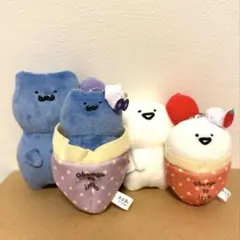 お文具といっしょ　マスコット　ぬいぐるみ　キーホルダー　セット