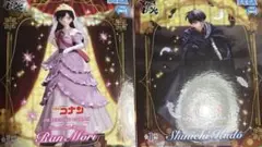 名探偵コナンXrossLinkフィギュア 工藤新一 毛利蘭 2種セット