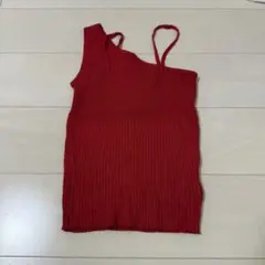 MURUA アシメショルダーオープンニット