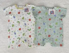 【新品タグ付き】はらぺこあおむし ベビー服 ロンパース 70 80