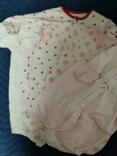 薄手の2WAYドレスオール 新生児 ４枚セット