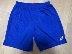 アシックス 青 2XL ハーフパンツ ポリエステル100%