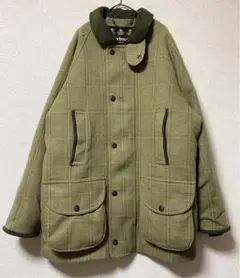 Barbour バブアー チェック ツイード ジャケット コート ヴィンテージ