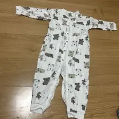 クマ柄 ベビーパジャマ ~95cm
