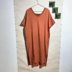ロデオクラウンズ(Free size)Tシャツワンピース　ロングワンピース　半袖