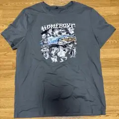 メンズ 半袖 HOMEBOY グレー Tシャツ XXL