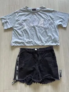 ラブトキ&レピピ　150 シャツ　短パン