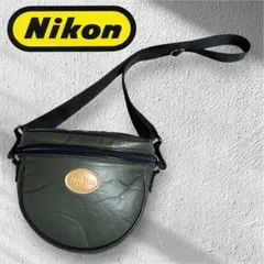 Nikon ニコン カメラショルダーバッグ ポーチ ポシェット ダークグリーン