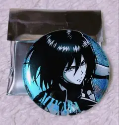 新品 進撃の巨人 ミカサ ホログラム EYE 缶バッジ