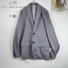 LiSS リス テーラードジャケット グレー　メンズ　サイズ1　M　ユニセックス