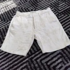 ホワイト コットン ショートパンツ