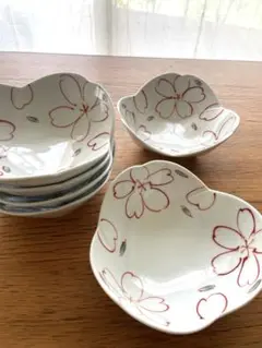 波佐美焼き　小鉢　美品　　6個セット