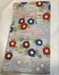 帯2115 ●江戸紅型 小千谷織物 高級 麻 夏帯 全通 名古屋仕立て 名古屋帯 帯2115 ○江戸紅型 小千谷織物 高級 麻 夏帯 全通 名古屋仕立て