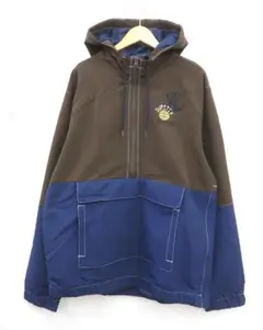 未使用 VANS ZION BROWN BLUE ANORAK JACKET