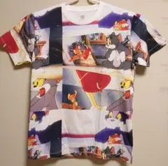 【タグ付き】グラニフ トムとジェリー 総柄Tシャツ