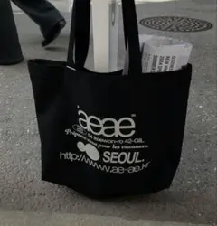 韓国購入正規品 aeae SEOUL トートバッグ ホワイト 新品未開封 ラスト 韓国購入正規品 aeae SEOUL トートバッグ 新品未開封 - メルカリ