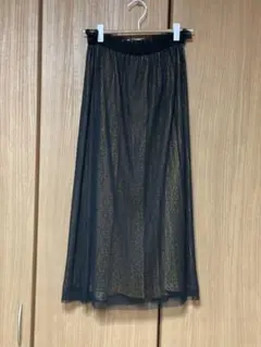 BEAMS HEART レイヤープリーツロングスカート