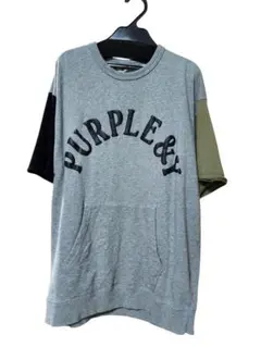 PURPLE& 半袖Tシャツ Mサイズ グレー