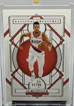 【CJ McCollum】99シリ　National Treasure 2020